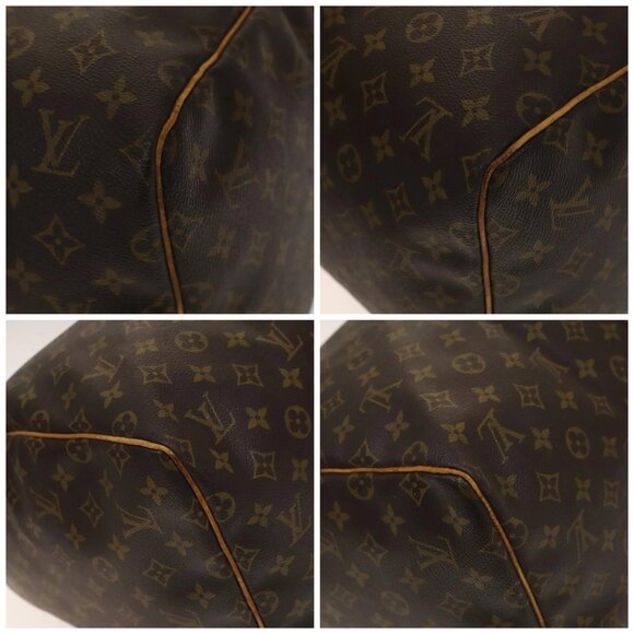 LOUIS VUITTON Monogram Keepall 55 Boston Bag M41424 LV Auth 140260 - Picture 14 of 16